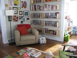 棚,コーナー,デッドスペース,ソファ