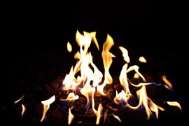 暖炉,焚き火台,炎