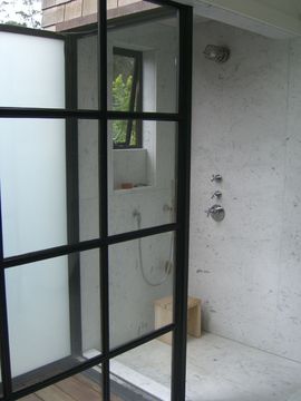 シャワールーム,ガラス,開放感