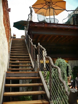 階段,テラス