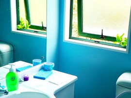 バスルーム,インテリア,カラフル