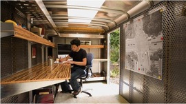 キャンピングカー,書斎