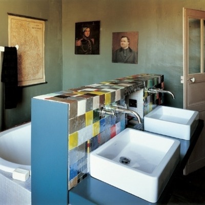 バスルーム,洗面所,カラフル