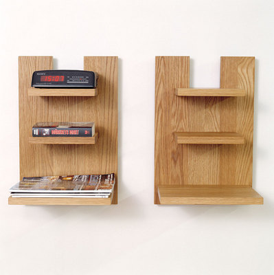 作り付けの棚,遊び心