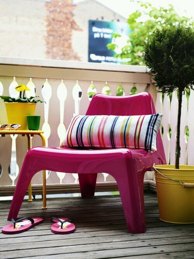 カラフル,遊び心,バルコニー