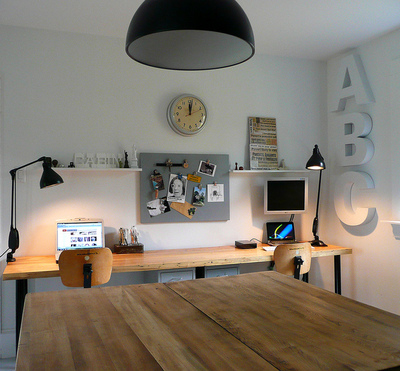 書斎,ワークスペース,作業机