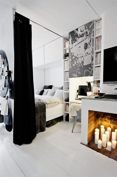 白と黒のベッドルーム.jpg