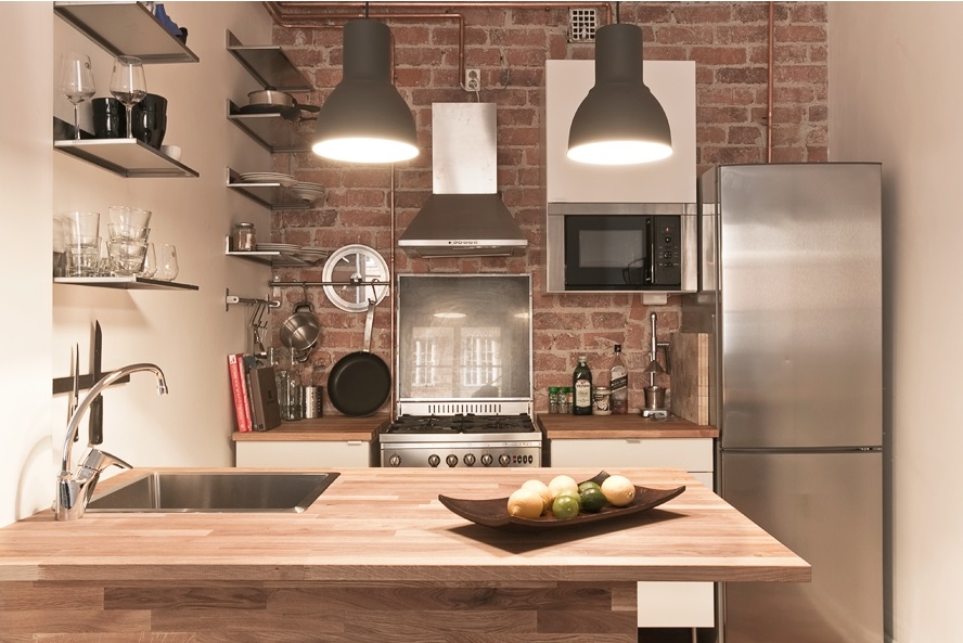 【効率的なレイアウト】コンパクトなキッチンスペース 住宅デザイン