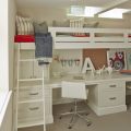 可愛らしい二人用の子供部屋
